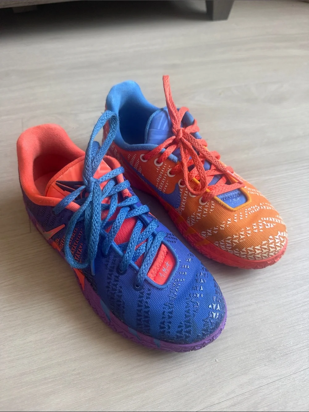 Nike Ja 3 KC Boys basketball Shoes - Blue & Orange